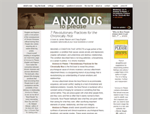 Tablet Screenshot of anxioustoplease.com